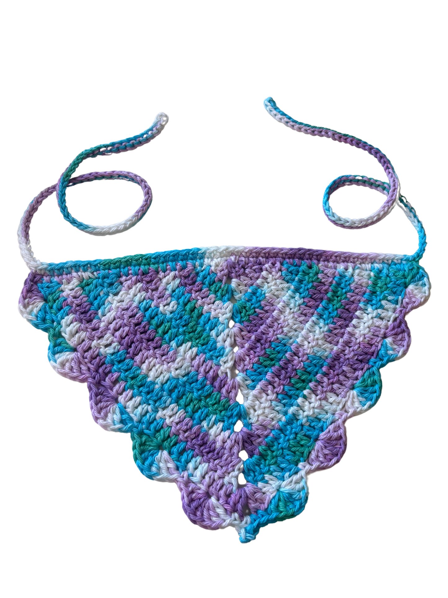 Beach ball blue hair bandana