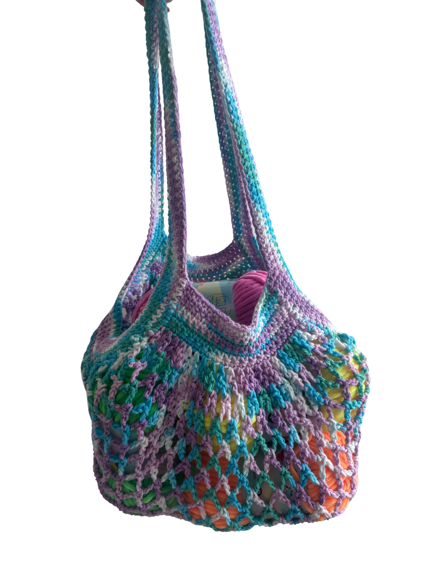 Beachball blue market bag