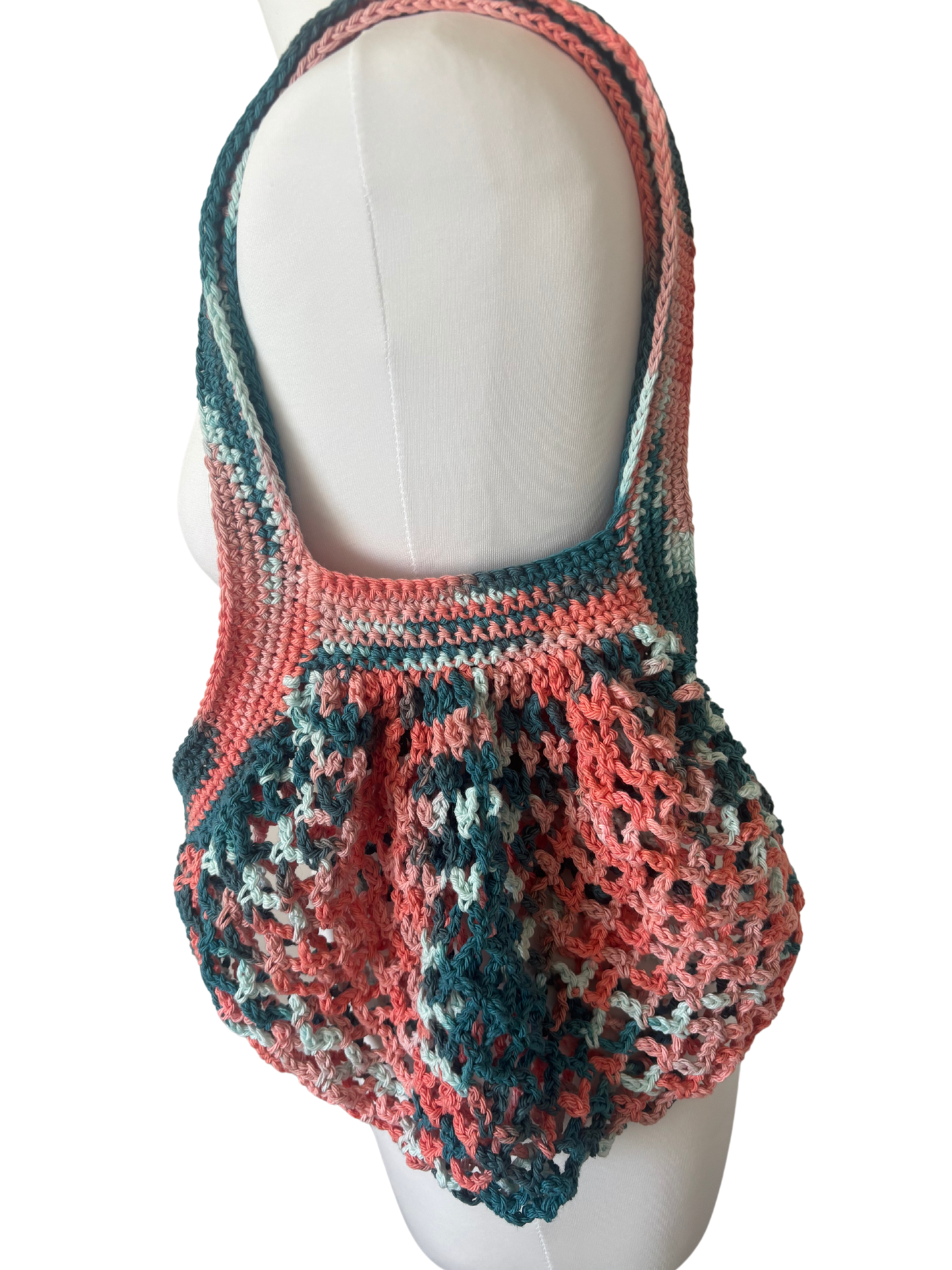 Coral Seas Ombre Market Bag