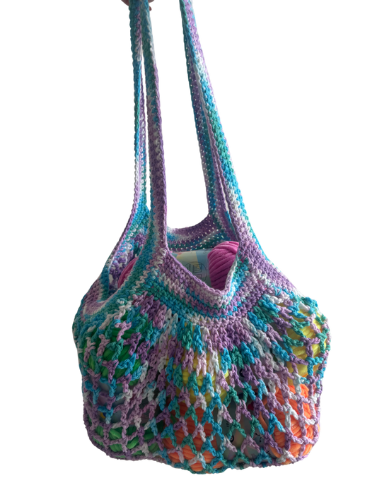 Beachball blue market bag