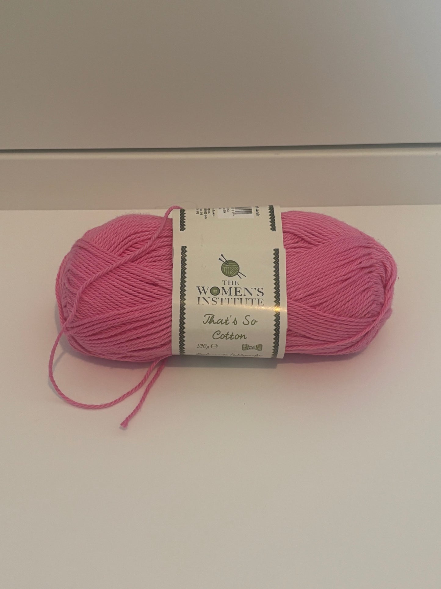 Women's institute pink cotton DK